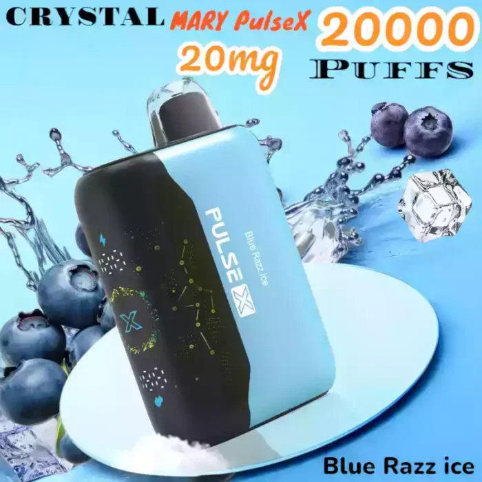 CRYSTAL MARY PulseX 20mg 20000 PUFFS Long-Lasting Smart Powerful