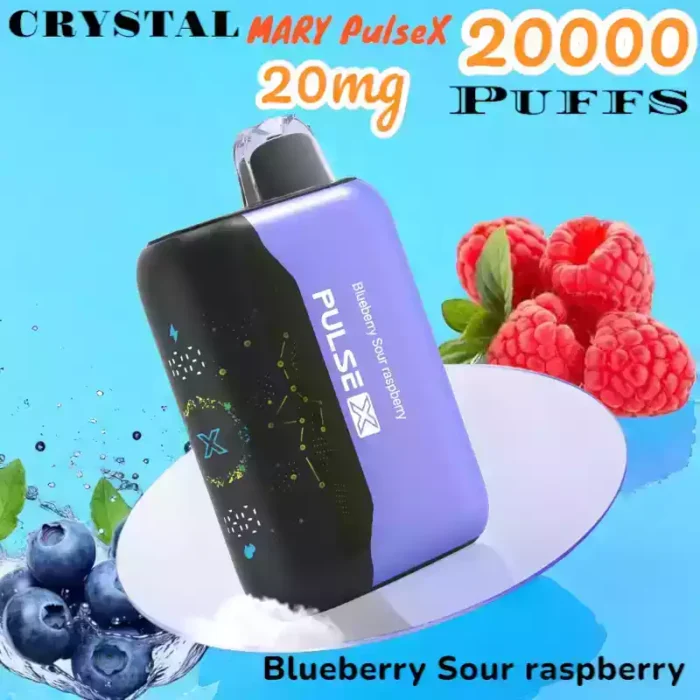 CRYSTAL MARY PulseX 20mg 20000 PUFFS Long-Lasting Smart Powerful
