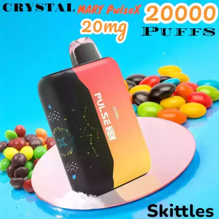 CRYSTAL MARY PulseX 20mg 20000 PUFFS Long-Lasting Smart Powerful