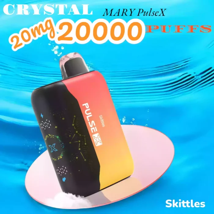 CRYSTAL MARY PulseX 20mg 20000 PUFFS Long-Lasting Smart Powerful