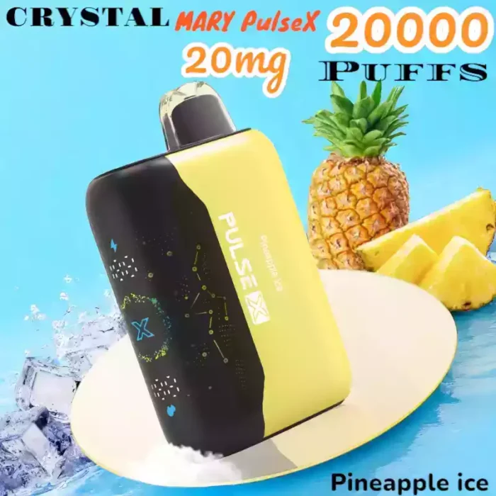 CRYSTAL MARY PulseX 20mg 20000 PUFFS Long-Lasting Smart Powerful