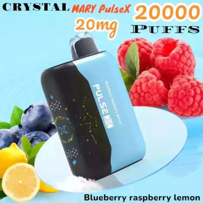 CRYSTAL MARY PulseX 20mg 20000 PUFFS Long-Lasting Smart Powerful