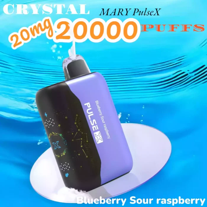 CRYSTAL MARY PulseX 20mg 20000 PUFFS Long-Lasting Smart Powerful
