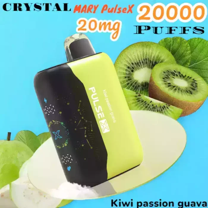 CRYSTAL MARY PulseX 20mg 20000 PUFFS Long-Lasting Smart Powerful