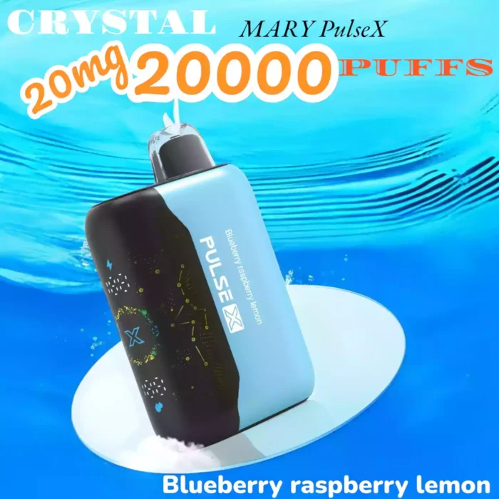 CRYSTAL MARY PulseX 20mg 20000 PUFFS Long-Lasting Smart Powerful