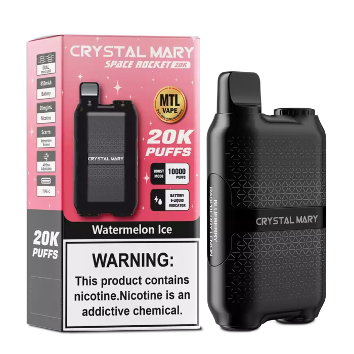 CRYSTAL MARY Space Rocket 20000 puffs Power Meets Flavor