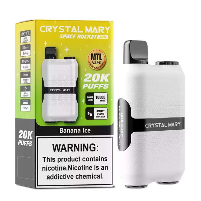 CRYSTAL MARY Space Rocket 20000 puffs Power Meets Flavor