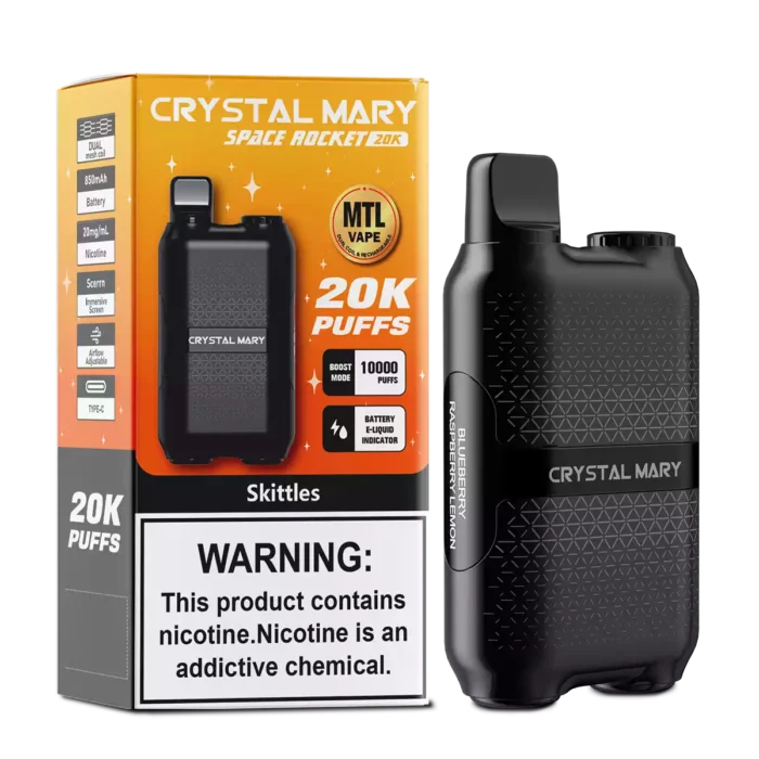 CRYSTAL MARY Space Rocket 20000 puffs Power Meets Flavor
