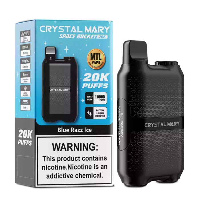 CRYSTAL MARY Space Rocket 20000 puffs Power Meets Flavor