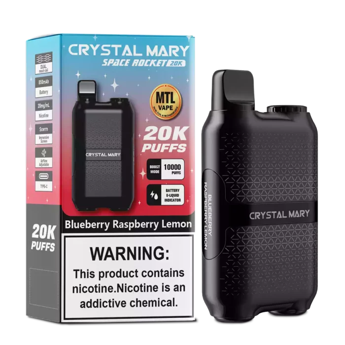 CRYSTAL MARY Space Rocket 20000 puffs Power Meets Flavor