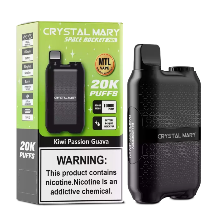 CRYSTAL MARY Space Rocket 20000 puffs Power Meets Flavor
