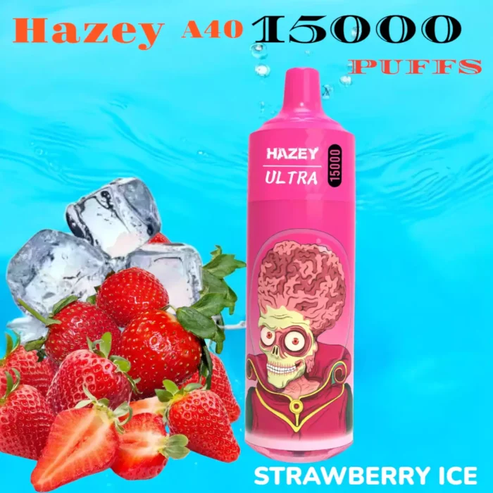 Hazey A40 15000 Puffs laetav ühekordselt kasutatav Vape