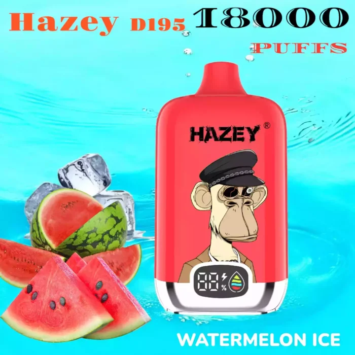 Hazey D195 18000 Puffs laetav ühekordselt kasutatav Vape
