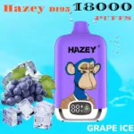Hazey D195 18000 Puffs laetav ühekordselt kasutatav Vape