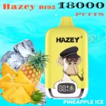 Hazey D195 18000 Puffs laetav ühekordselt kasutatav Vape