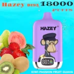 Hazey D195 18000 Puffs laetav ühekordselt kasutatav Vape