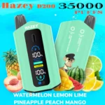 Hazey D200 35000 Puffs Dual Flavor ühekordselt kasutatav Vape