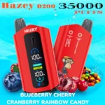 Hazey D200 35000 Puffs Dual Flavor ühekordselt kasutatav Vape