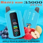 Hazey D200 35000 Puffs Dual Flavor ühekordselt kasutatav Vape