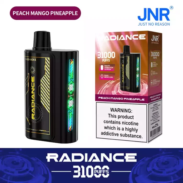 JNR Radiance 31000 Puffs Disposable Vape 28ml Dual Mesh Coil 15 Flavors