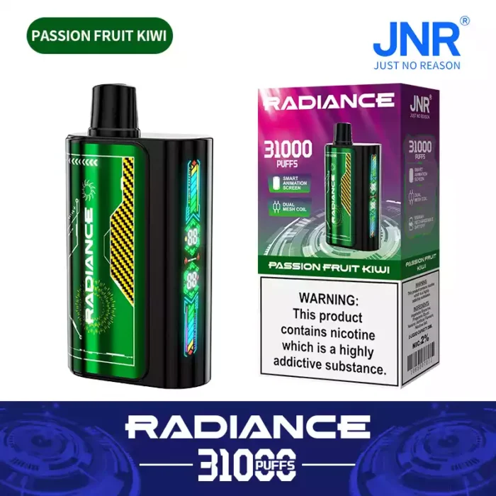 JNR Radiance 31000 Puffs Disposable Vape 28ml Dual Mesh Coil 15 Flavors