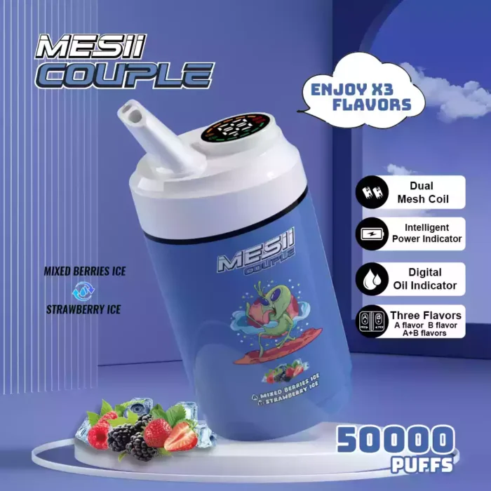 Mesii Couple 50000 Puffs Vape Dual Flavors 40ml E-Liquid