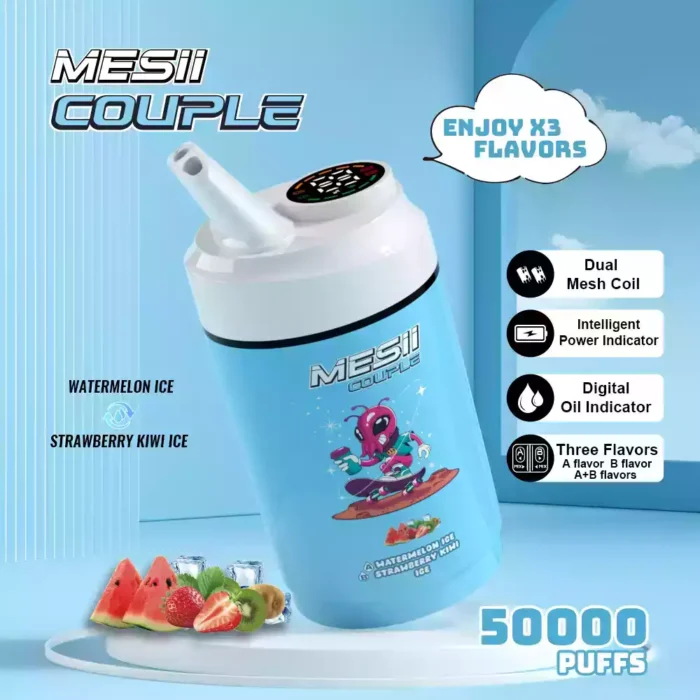 Mesii Couple 50000 Puffs Vape Dual Flavors 40ml E-Liquid