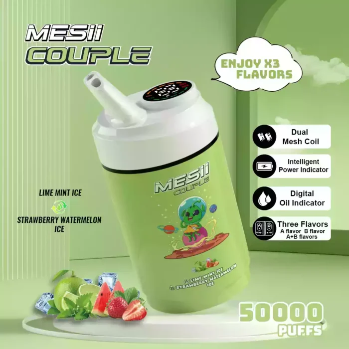 Mesii Couple 50000 Puffs Vape Dual Flavors 40ml E-Liquid
