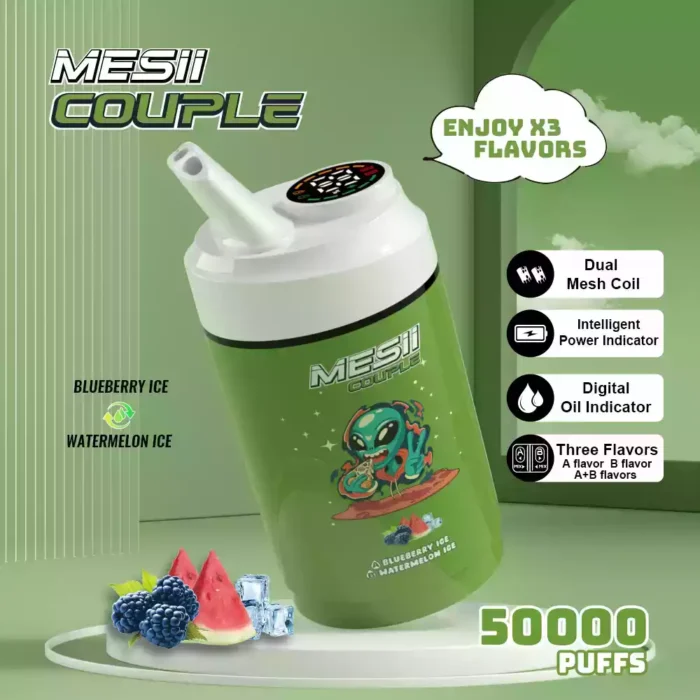 Mesii Couple 50000 Puffs Vape Dual Flavors 40ml E-Liquid