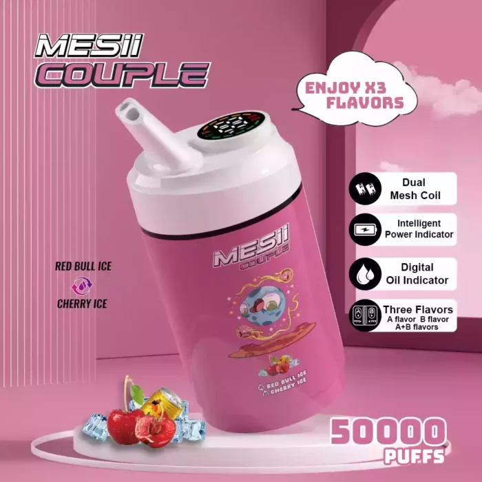 Mesii Couple 50000 Puffs Vape Dual Flavors 40ml E-Liquid