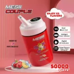 Mesii Couple 50000 Puffs Vape Dual Flavors 40ml E-Liquid