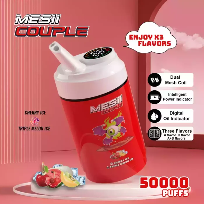 Mesii Couple 50000 Puffs Vape Dual Flavors 40ml E-Liquid