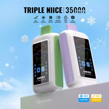 Mesii Triple NIICE 35000 Puffs Vape Adjustable ice & nicotine