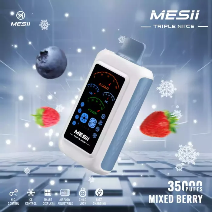 Mesii Triple NIICE 35000 Puffs Vape Adjustable ice & nicotine