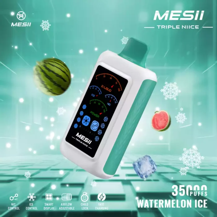 Mesii Triple NIICE 35000 Puffs Vape Adjustable ice & nicotine