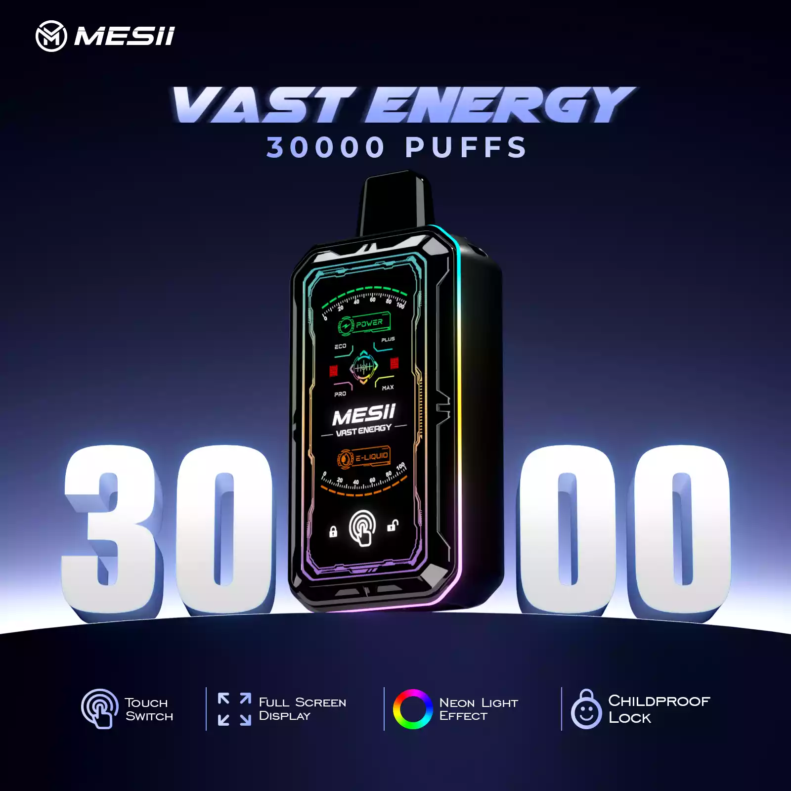 Mesii Vast Engergy 30000 Puffs Power Meets Flavor