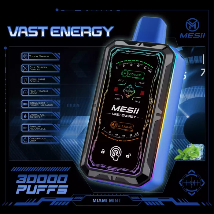 Mesii Vast Engergy 30000 Puffs Power Meets Flavor