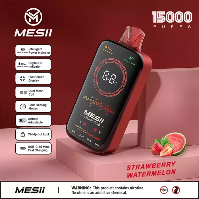 Mesii Visual Boxx 16000 Puffs Smart Display Big Flavor Long Life