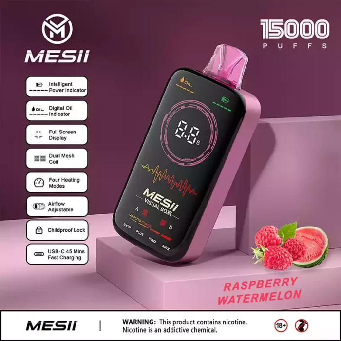 Mesii Visual Boxx 16000 Puffs Smart Display Big Flavor Long Life
