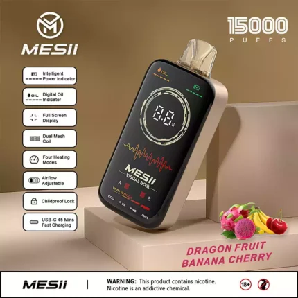Mesii Visual Boxx 16000 Puffs Smart Display Big Flavor Long Life