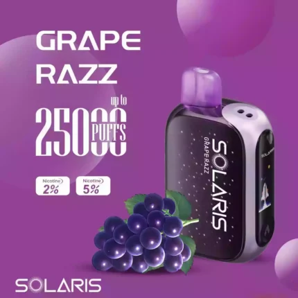 Solaris 25000 Puffs Disposable Vape 650mAh 18ml E-Liquid