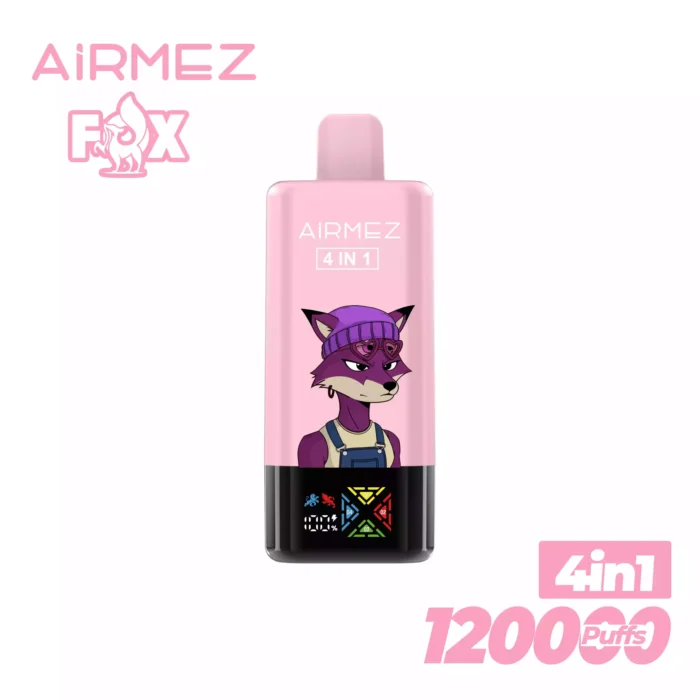 Airmez FOX4 IN1120000 Puffs Vape with 4 Flavours and USB-C Charging
