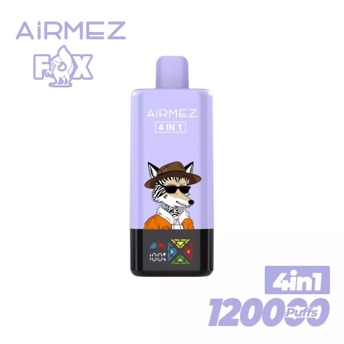 Airmez FOX4 IN1120000 Puffs Vape with 4 Flavours and USB-C Charging