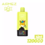 Airmez FOX4 IN1120000 Puffs Vape with 4 Flavours and USB-C Charging