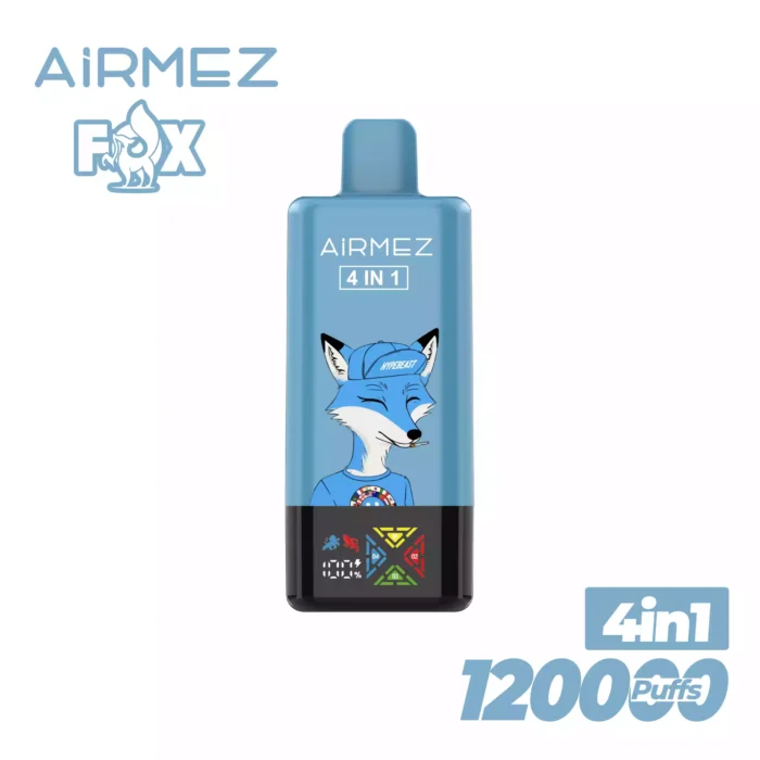 Airmez FOX4 IN1120000 Puffs Vape with 4 Flavours and USB-C Charging