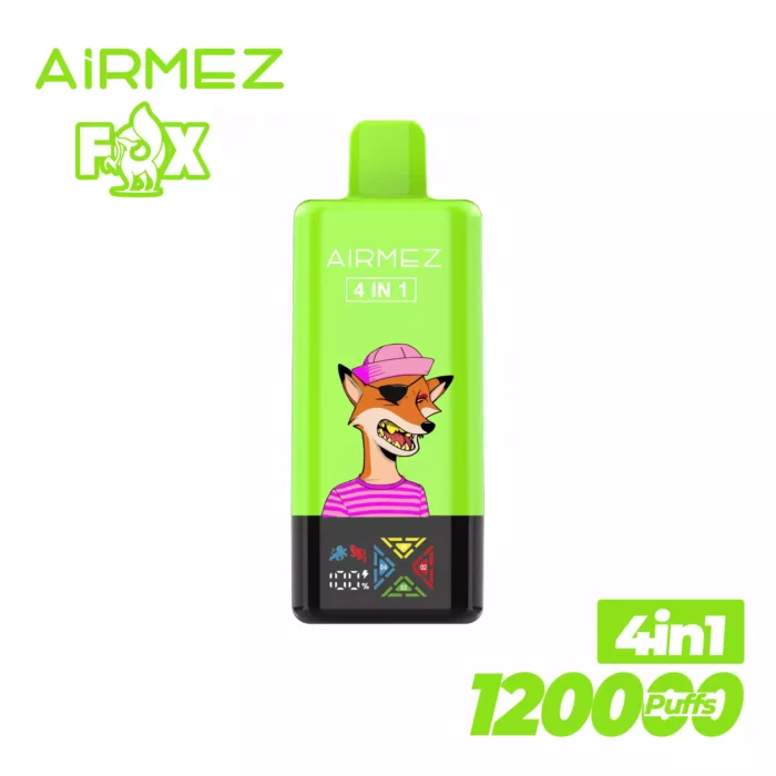Airmez FOX4 IN1120000 Puffs Vape with 4 Flavours and USB-C Charging