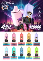 Airmez FOX4 IN1120000 Puffs Vape with 4 Flavours and USB-C Charging