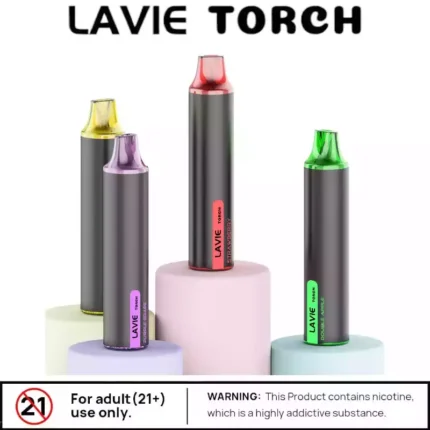LAVIE Torch 6000 Puffs Disposable Vape Rechargeable Long-Lasting Flavor