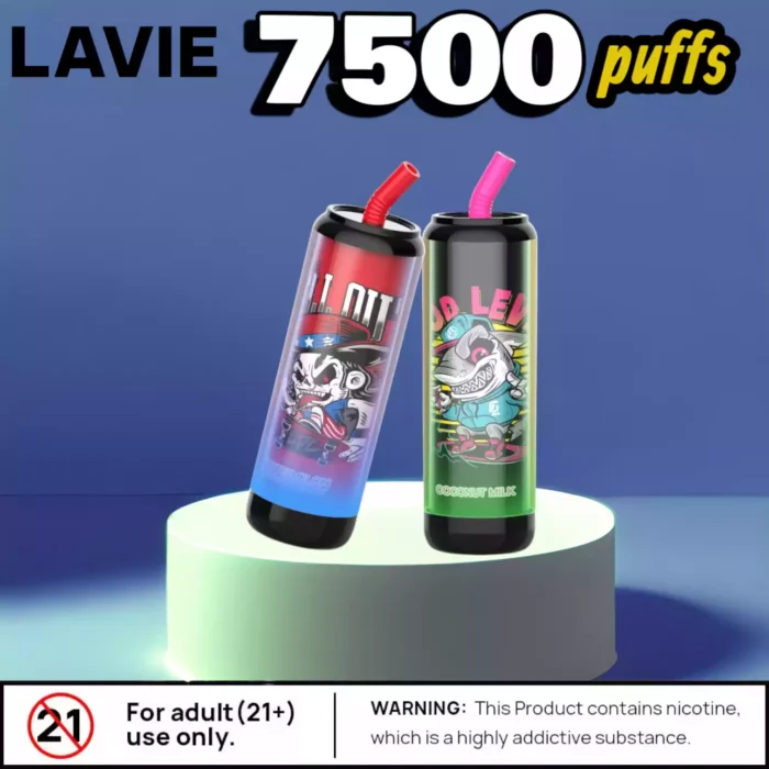 Lavie Cola Plus 7500 Puffs Disposable Vape Rechargeable with 10 Flavours