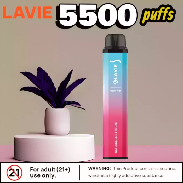 Lavie Ghost Pro 5500 Puffs Disposable Vape with 12 Flavours